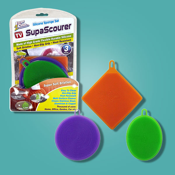 SupaScourer Silicone Dish Sponges - Only 6.99