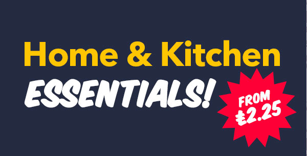 Home And Kitchen Essentials - From Only 2.25