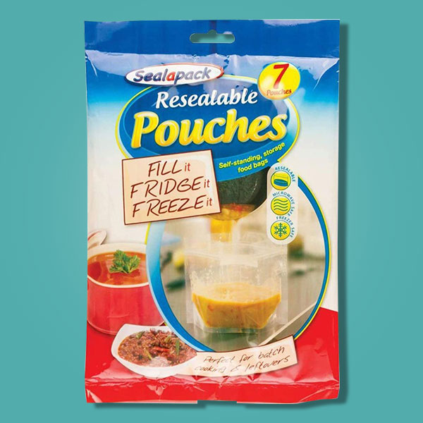 Sealapack Resealable Fill & Fridge or Freeze Pouches x7 - Only 2.75