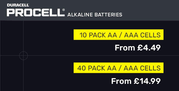 The Professionals Choice - Duracell Pro Cell AA & AAA Batteries - From 4.49